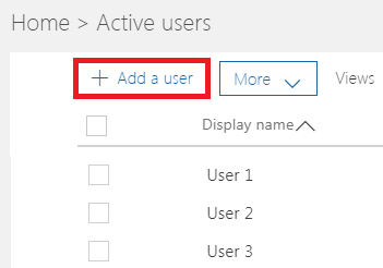Office 365 - Add a User